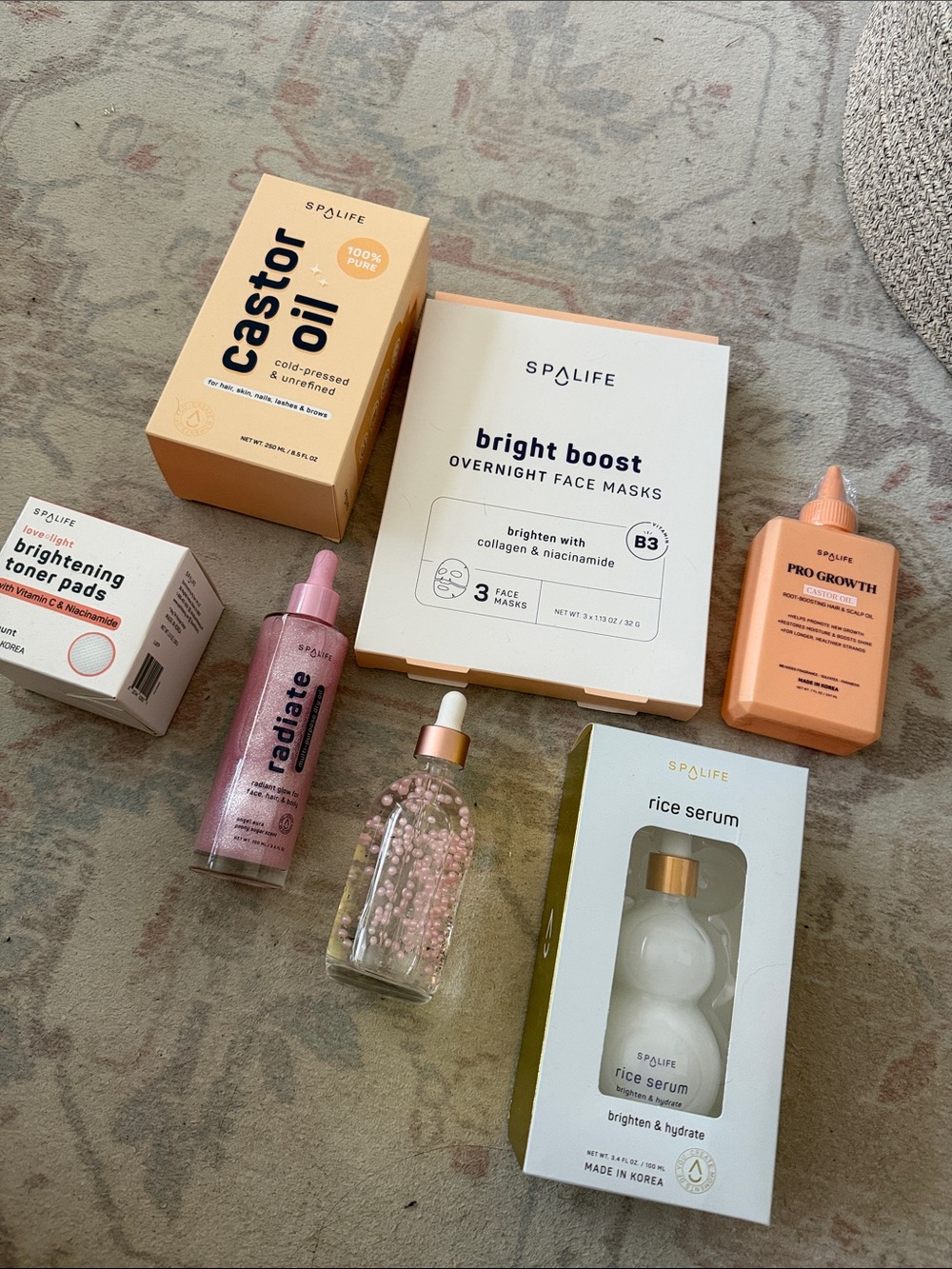Spalife Bright Boost & Radiate Skincare Set in